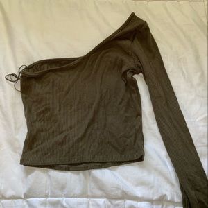 Garage one sleeve top